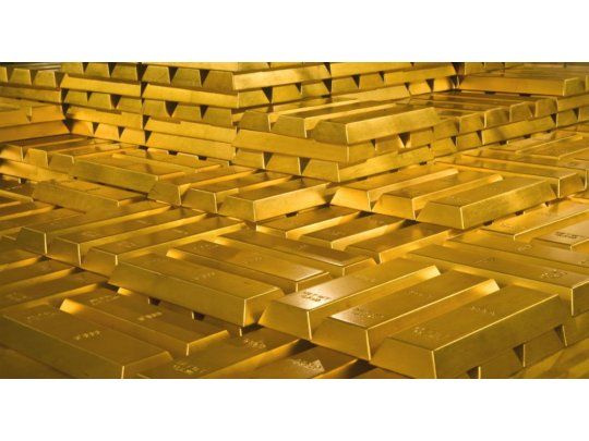 Leve descenso del oro a u$s 1.322,50