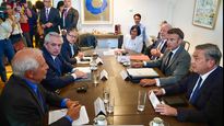Alberto Fernández, Lula, Macron y Petro se reunieron con dirigentes venezolanos