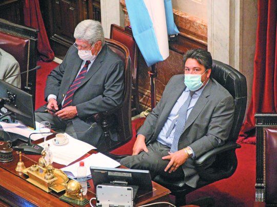 Dos caras. El kirchnerista Maurice Closs comandó por momentos la sesión.&nbsp;
