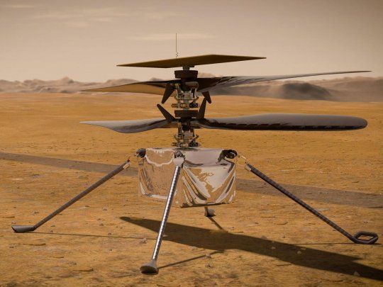 Ingenuity (previamente llamado Mars Helicopter y con anterioridad Mars Helicopter Scout) es un helicóptero robótico de la NASA.
