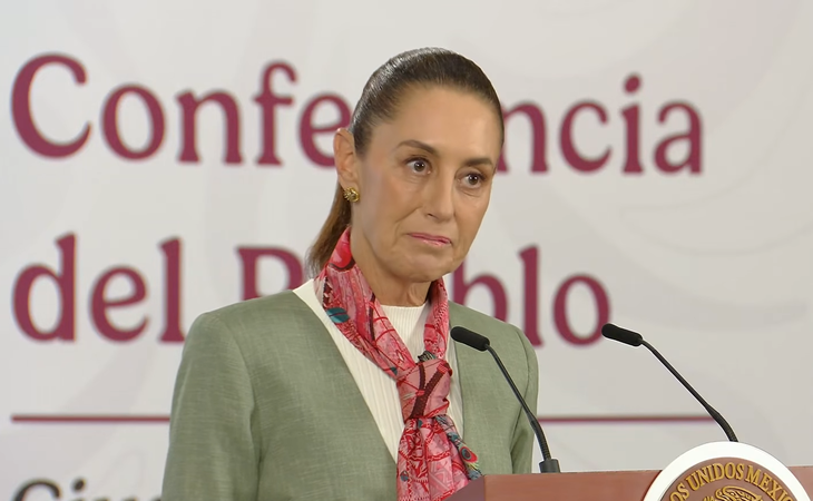 Claudia Sheinbaum en la Mañanera del Pueblo. Claudia Sheinbaum en la Mañanera del Pueblo.