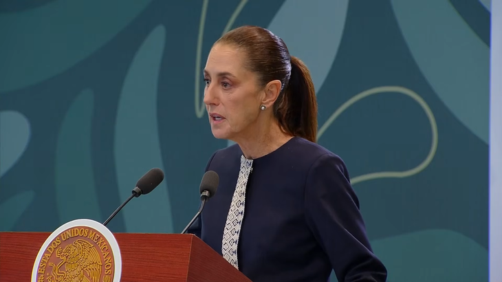 Claudia Sheinbaum en la Mañanera del Pueblo desde Toluca, Edomex.