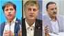 Axel Kicillof, Sergio Ziliotto y Ricardo Quintela, tres de los gobernadores que respaldaron a Cristina Kirchner.