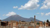 La ciudad de Pompeya, en Italia, desapareció bajo las cenizas del volcán Vesubio en el año 79 d.C.