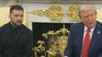 The president of the United States, Donald Trump, and his pair of Ukraine, Volodimir Zelenski. The president of the United States, Donald Trump, and his pair of Ukraine, Volodimir Zelenski.