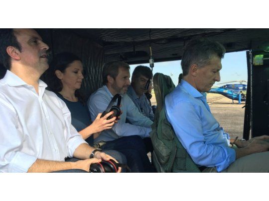 Macri recorrió las zonas inundadas: prometió obras y soluciones
