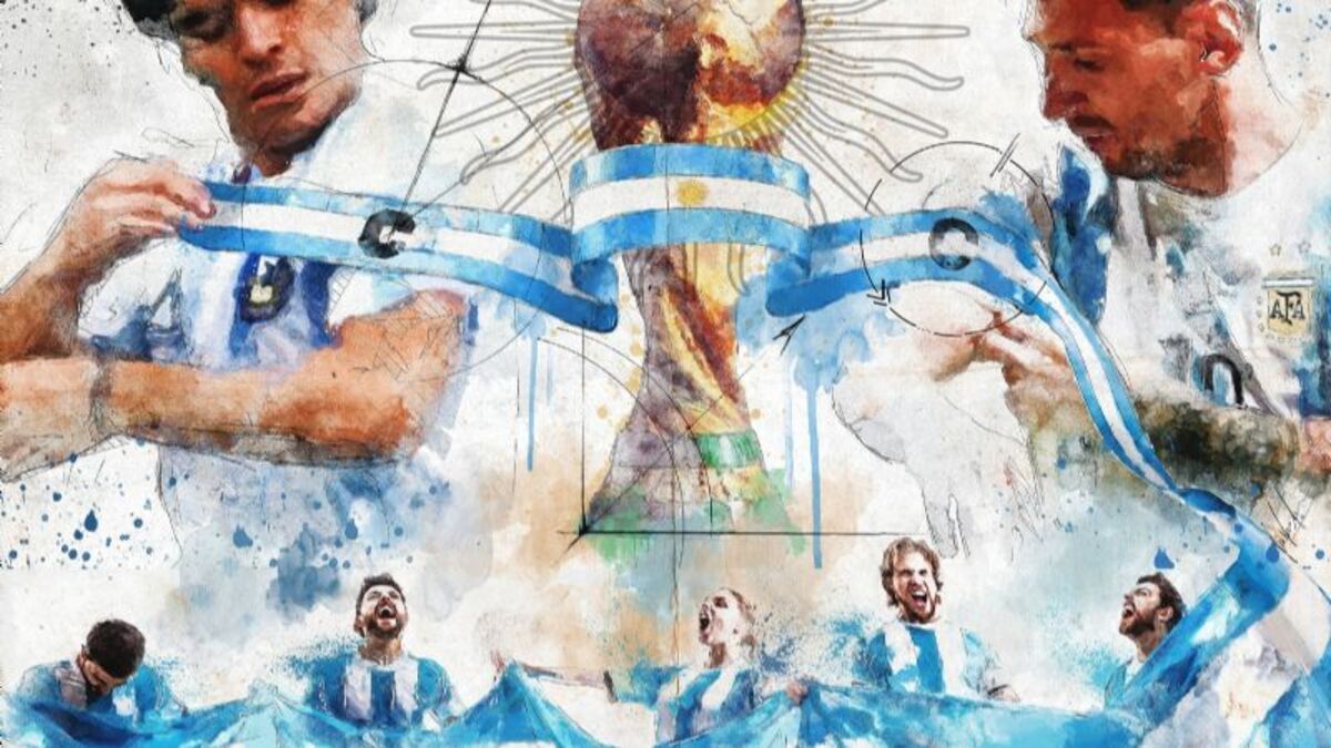 A man from Salta won the art contest organized by FIFA and will travel to Qatar