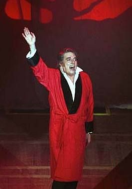 Su bata roja fue un clásico de sus shows