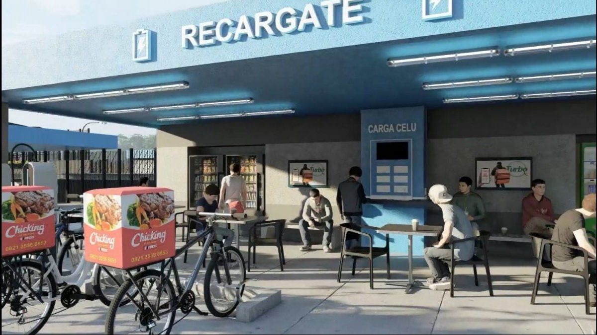 Train stations add spaces for delivery workers