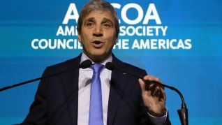 El ministro de Economía Luis Caputo.