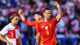Ruiz, con un gol y una asistencia, fue la gran figura de España ante Croacia.