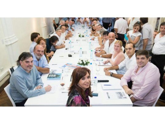 Cristina se reunió con el Movimiento de Empresarios Nacionales