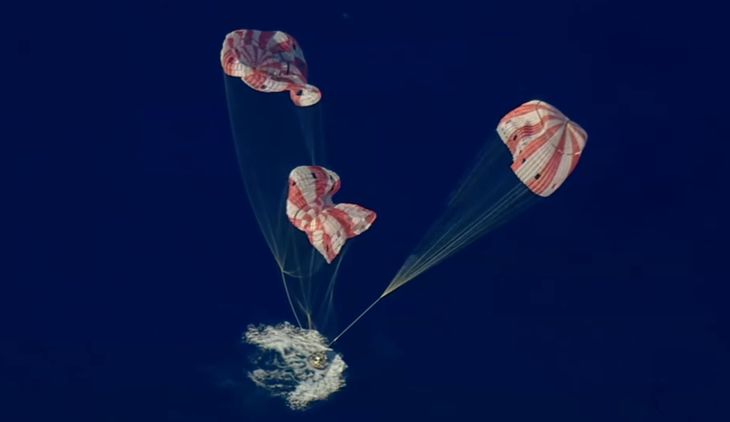 Amerizaje exitoso. Amerizaje exitoso.