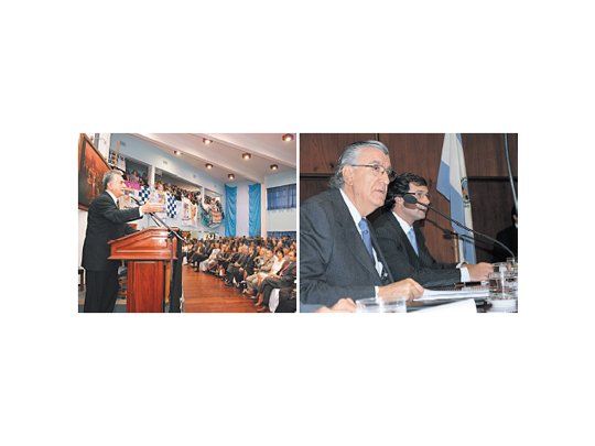 Alberto Rodríguez Saá y José Luis Gioja encabezaron ayer la ceremonia de apertura de las sesiones ordinarias en las Legislaturas de San Luis y San Juan.