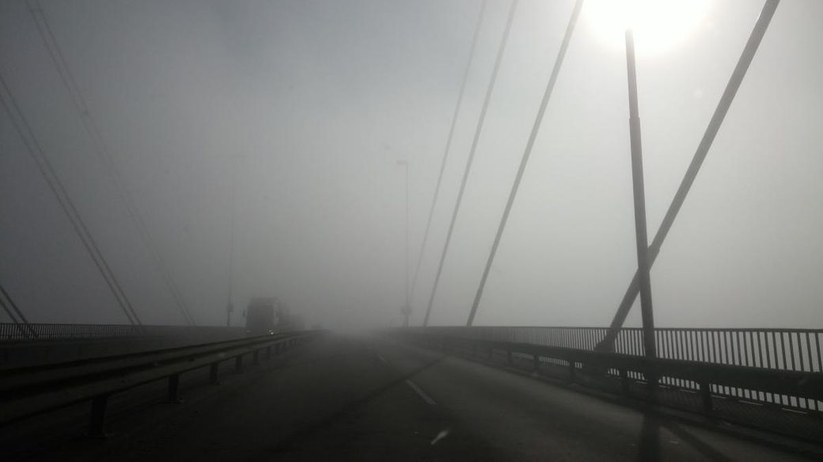 Cierran el tránsito sobre el puente Zárate-Brazo Largo por la densa niebla