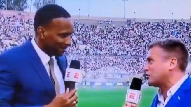 Impactante desmayo de un comentarista en una transmisión deportiva