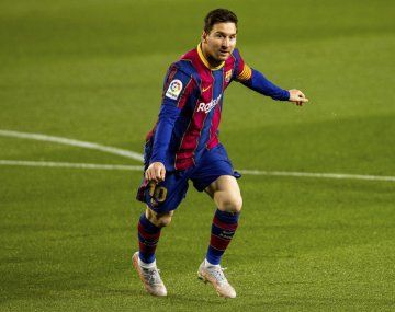 Messi marcó dos goles y con 25 es el máximo anotador de la Liga de España.