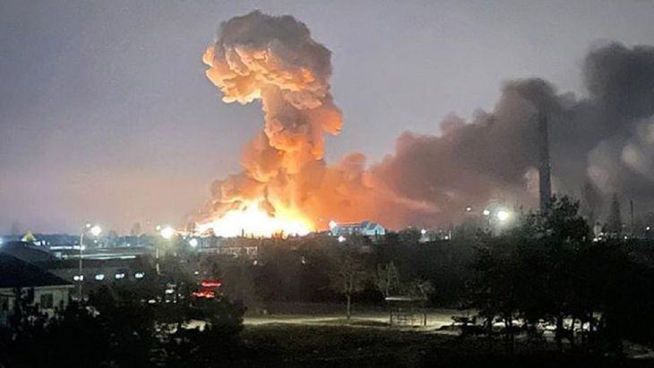 Attack in Ukraine.