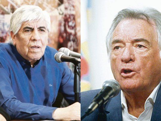 Hugo Moyano y Luis Barrionuevo.