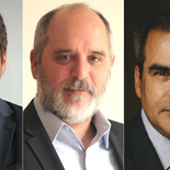 Daniel Dreizzen ( Aleph Energy), Gustavo Araujo (Criteria) y Luciano Codeseira (Universidad Austral). Daniel Dreizzen ( Aleph Energy), Gustavo Araujo (Criteria) y Luciano Codeseira (Universidad Austral).
