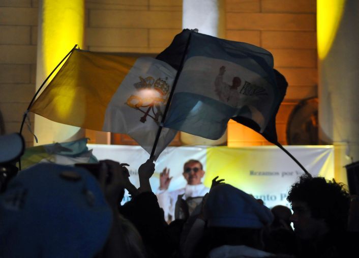 El Papa sorprendió a los fieles en Plaza de Mayo con un llamado (foto 6)