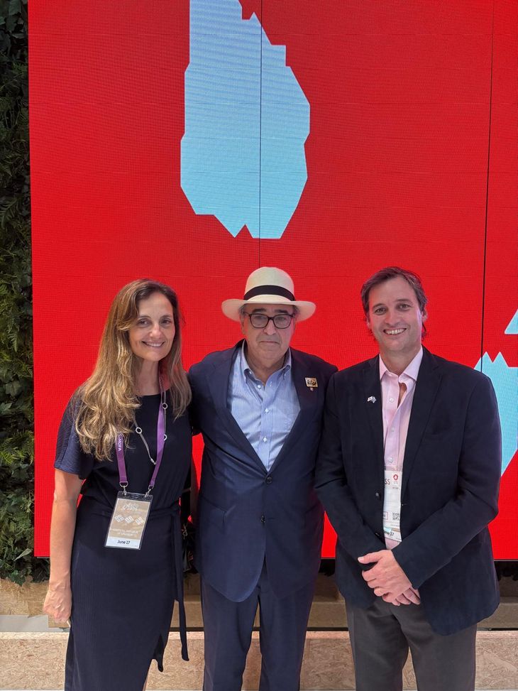 El ministro del MGAP, Alfredo Fratti, y el vicepresidente de la UEU, Facundo Márquez. El ministro del MGAP, Alfredo Fratti, y el vicepresidente de la UEU, Facundo Márquez.