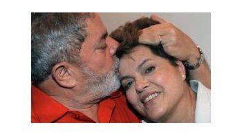 Lula junto a Dilma.