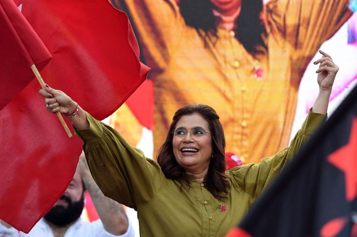 Rixi Moncada promete continuar el proyecto político iniciado por Xiomara Castro. Rixi Moncada promete continuar el proyecto político iniciado por Xiomara Castro. 