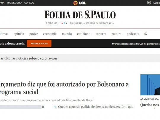 Folha de S. Paulo.