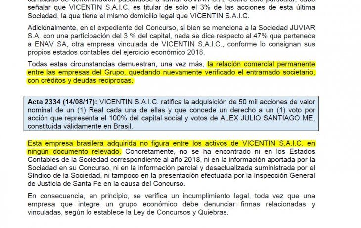 ámbito.com | Vicentin SIGEN captura
