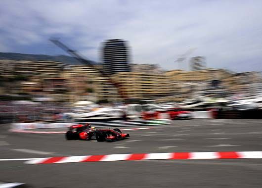 La Ferrari del brasileño Felipe Massa en acción.