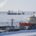 La Ruta Marítima del Norte permite conectar China y Europa atravesando las aguas del Ártico y la costa norte de Rusia.