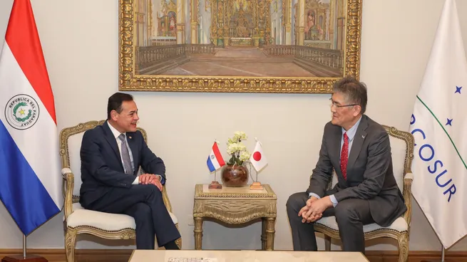 El canciller paraguayo se reunió con autoridades japonesas en el marco del avance del acuerdo con el Mercosur.&nbsp;