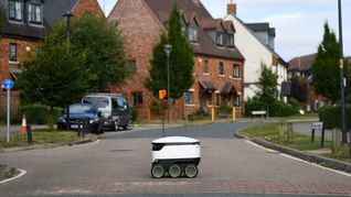 Los robots repartidores se multiplican en el Reino Unido con la pandemia
