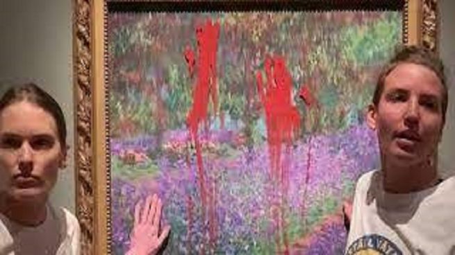 Ataque ambientalista a un Monet, en Suecia.&nbsp;
