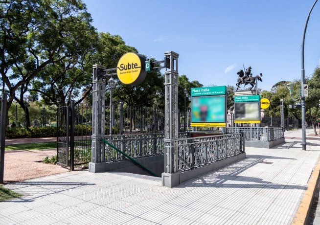 La segunda etapa de la Línea F tendrá cabecera en Plaza Italia donde ya está la Línea D. Palermo y la parte norte de la Ciudad tendrán otra vía de intercomunicarse La segunda etapa de la Línea F tendrá cabecera en Plaza Italia donde ya está la Línea D. Palermo y la parte norte de la Ciudad tendrán otra vía de intercomunicarse