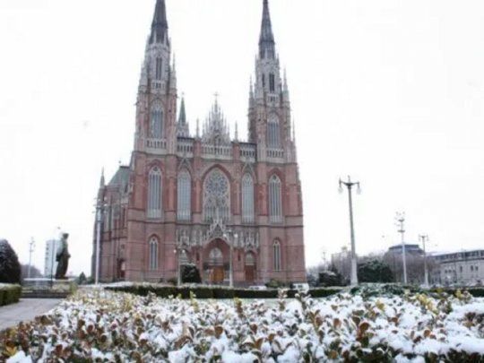 Nieve en La Plata