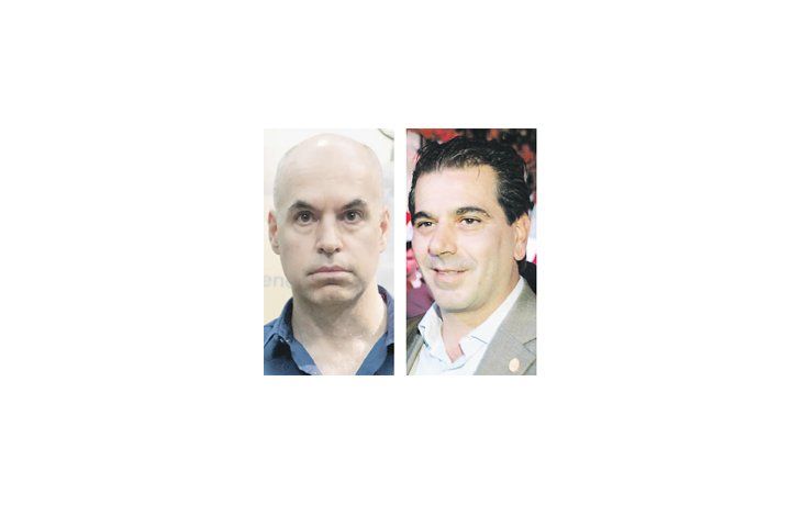 Horacio Rodríguez Larreta y Cristian Ritondo
