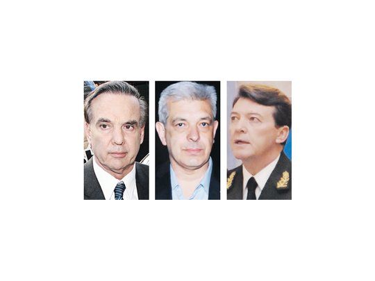 Miguel Pichetto, Julián Domínguez, César Milani