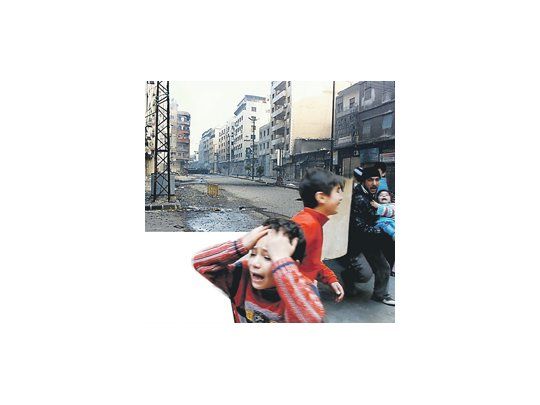 Zonas enteras de la ciudad de Homs, epicentro de la oposición al dictador sirio Bashar al Asad, se han quedado sin población.