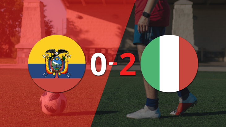 Italia se quedó con el amistoso: venció 2-0 a Ecuador