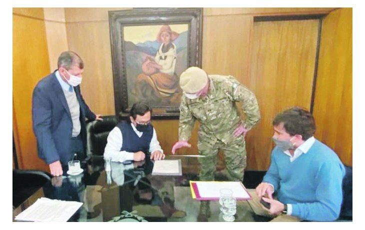 Pedido. Sáenz había enviado una carta a Alberto Fernández para reforzar controles en frontera y recibió el visto bueno del Gobierno nacional.