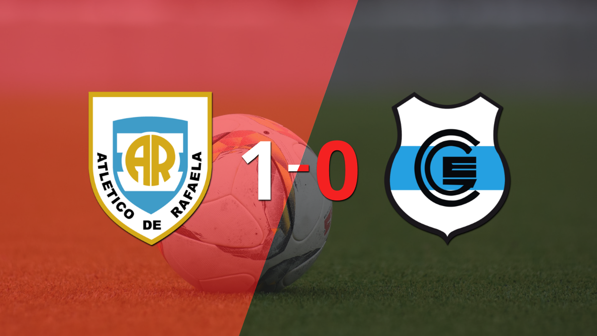 With fairness, Atlético Rafaela beat Gimnasia (J) 1-0 at the Nuevo Monumental stadium