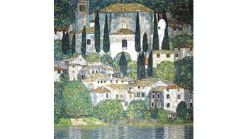 «Iglesia en Cassone-Paisaje con cipreses», la obra de Gustav Klimt que se extravió en la era nazi y reapareció décadas después, será subastada en Londres en un precio estimado de u$s 29 millones.