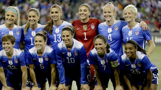Seleccionado femenino de fútbol de los Estados Unidos.&nbsp;