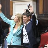 Bonaerenses: Verónica Magario y Axel Kicillof, en la Legislatura. Bonaerenses: Verónica Magario y Axel Kicillof, en la Legislatura.