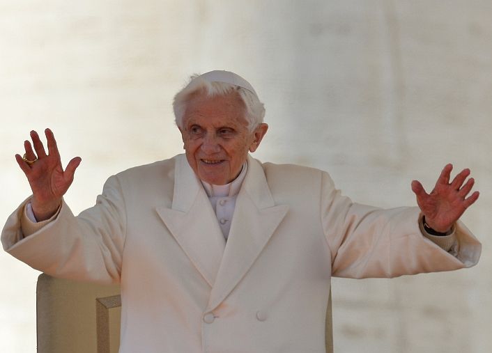 El adiós de Benedicto XVI (foto 1)