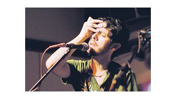 On stage