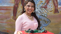 Angélica Mirian Montero Popocatl, la alumna de la UNAM que ganó concurso internacional.