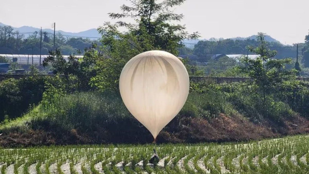 South Korea confirmed that waste balloons sent by North Korea contained parasites from human excrement